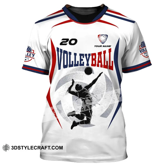 Unisex Shirt, Custom Volleyball Shirt, T-Shirt for Volleyball Club, Gift for Volleyball Players style option 2