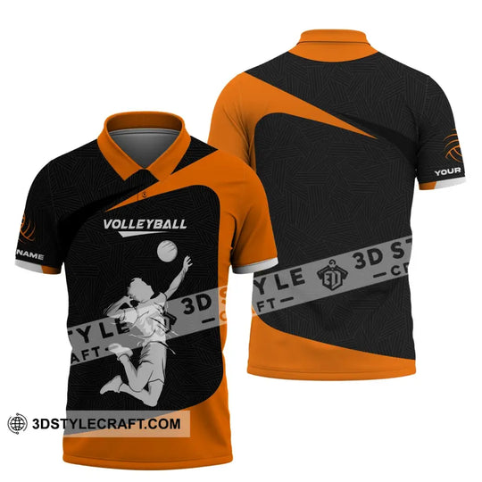 Unisex Shirt, Custom Volleyball Shirt, Volleyball Zipper Hoodie, T-Shirt for Volleyball Team, Gift for Volleyball Players style option 4