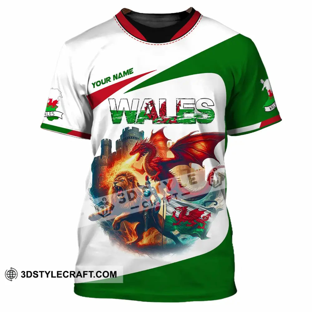 Unisex Shirt - Custom Wales Shirt T-Shirt / S T-shirt