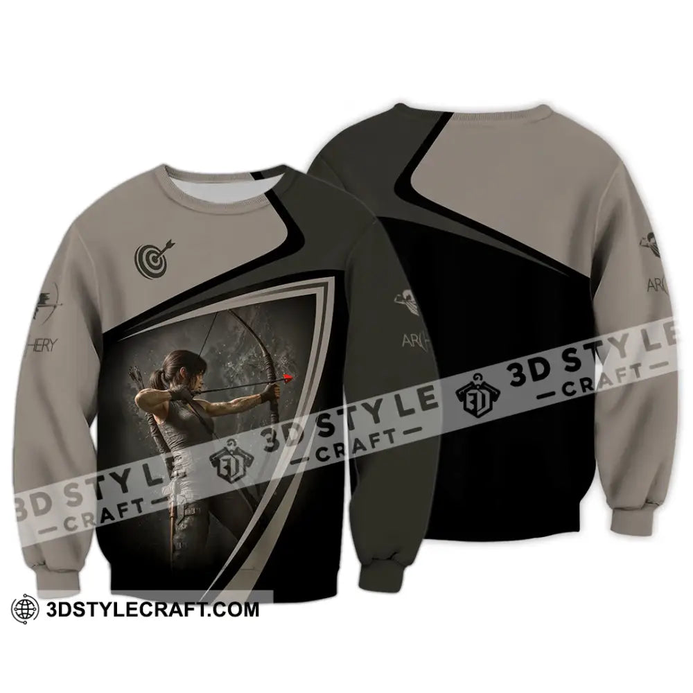 Unisex Shirt - Custom Warrior Archery Shirt Long Sleeve / S T-shirt