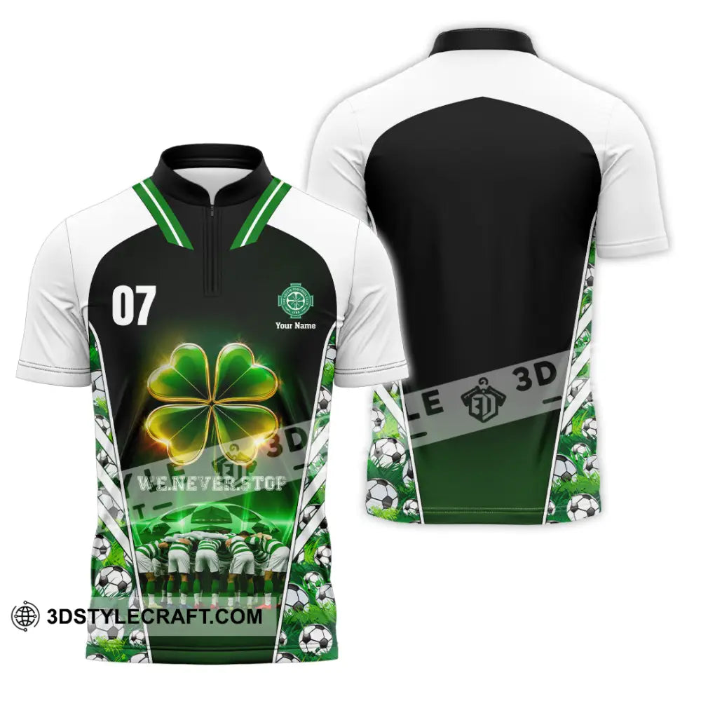 Unisex Shirt - Custom We Never Stop Sport Shirt Zipper Polo Shirt / S T-shirt