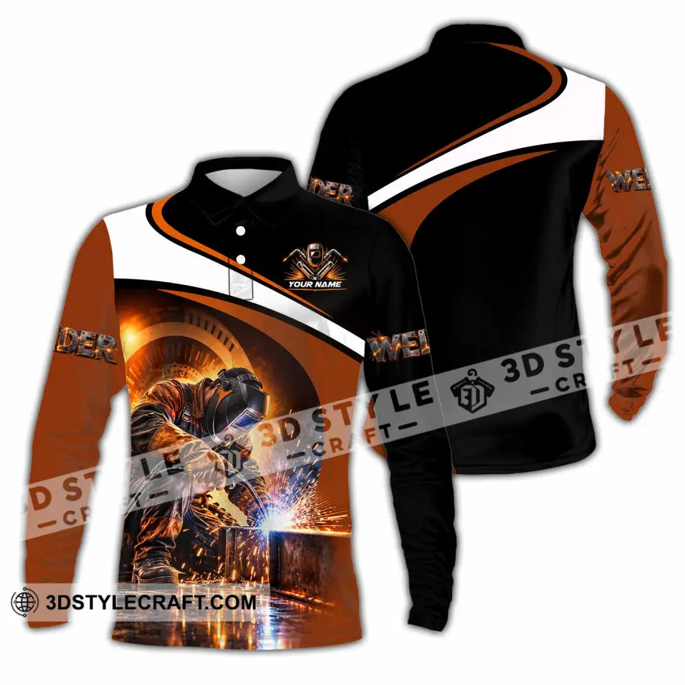 Unisex Shirt - Custom Welder Shirt - Long Sleeve Polo / S - T-shirt