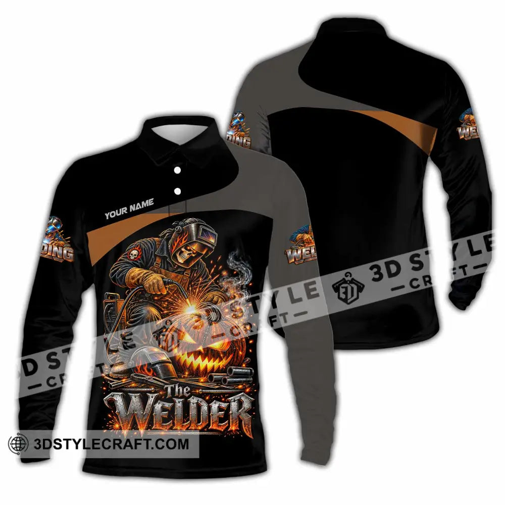 Unisex Shirt - Custom Welder Shirt - Long Sleeve Polo / S - T-shirt