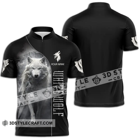 Unisex Shirt - Custom White Wolf 3D Shirt style option 3