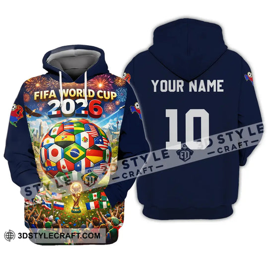 Unisex Shirt - Custom World Cup 2026 3D Shirt style option 3