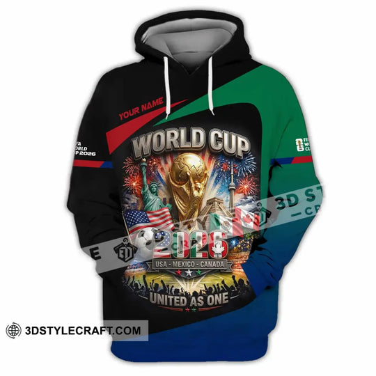 Unisex Shirt - Custom World Cup 2026 3D Shirt style option 3