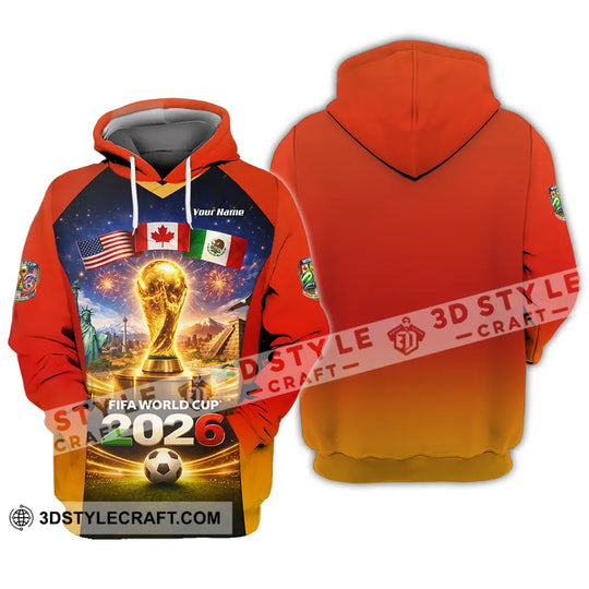 Unisex Shirt - Custom World Cup 2026 3D Shirt style option 3