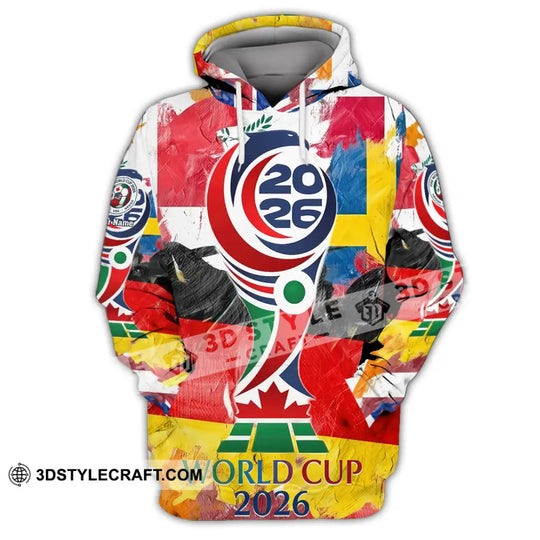 Unisex Shirt - Custom World Cup 2026 3D Shirt style option 3