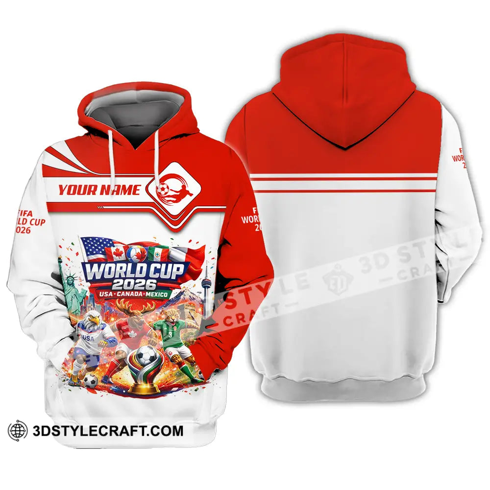 Unisex Shirt - Custom World Cup 2026 3D Shirt Hoodie / S T-shirt