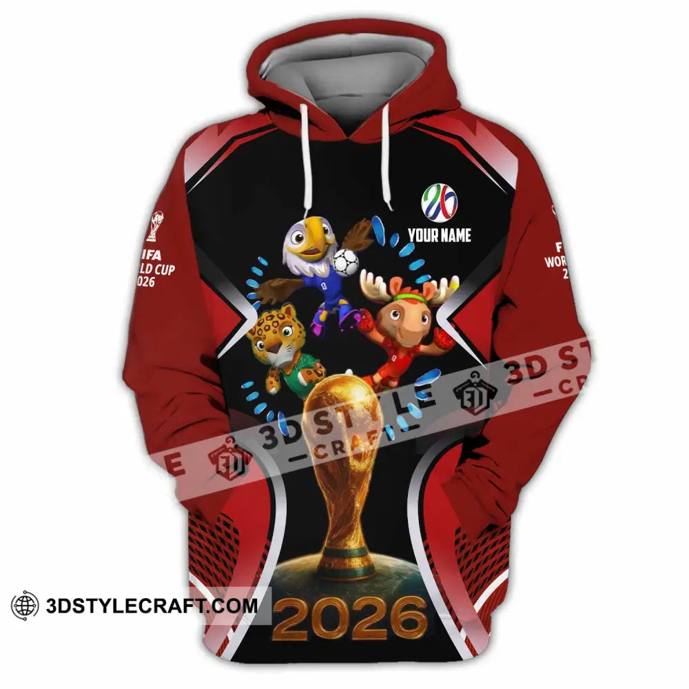 Unisex Shirt - Custom World Cup 2026 3D Shirt - Hoodie / S - T-shirt