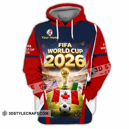 Unisex Shirt - Custom World Cup 2026 3D Shirt style option 3