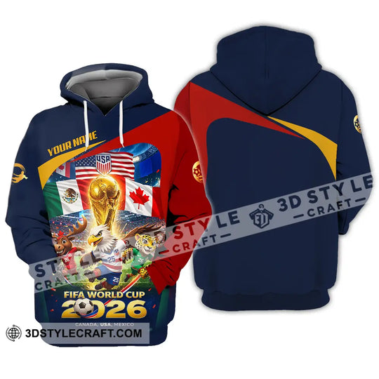 Unisex Shirt - Custom World Cup 2026 3D Shirt style option 3
