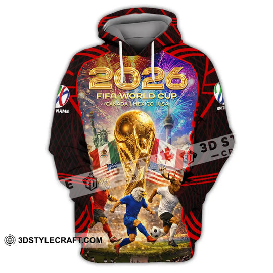 Unisex Shirt - Custom World Cup 2026 3D Shirt style option 2
