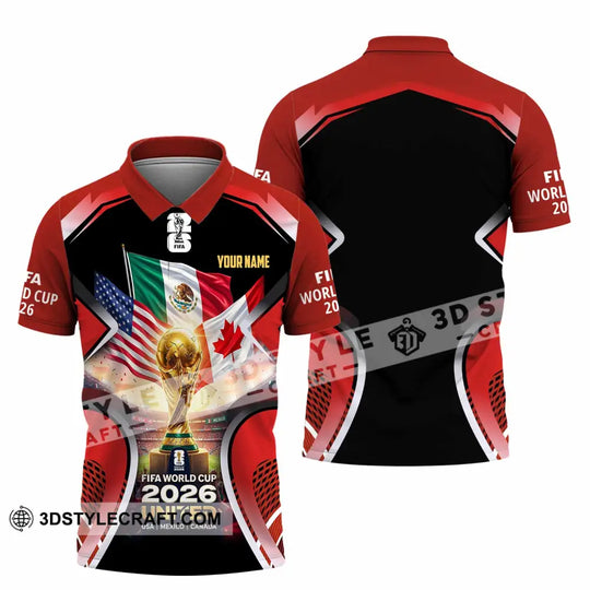 Unisex Shirt - Custom World Cup 2026 3D Shirt style option 3
