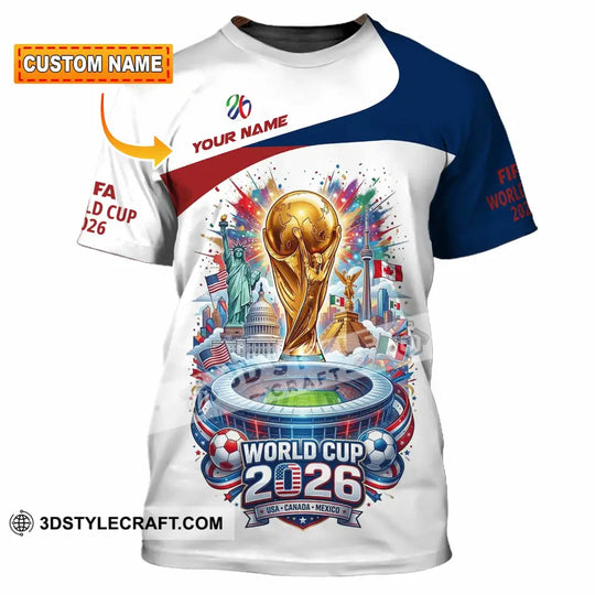 Unisex Shirt - Custom World Cup 2026 3D Shirt style option 1