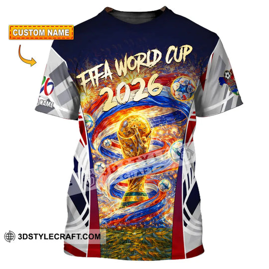 Unisex Shirt - Custom World Cup 2026 3D Shirt style option 1