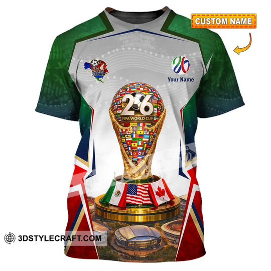 Unisex Shirt - Custom World Cup 2026 3D Shirt style option 1
