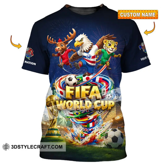 Unisex Shirt - Custom World Cup 2026 3D Shirt style option 1