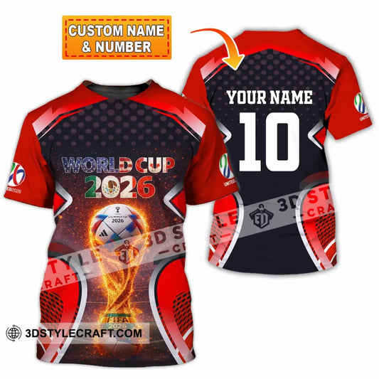 Unisex Shirt - Custom World Cup 2026 3D Shirt T-shirt