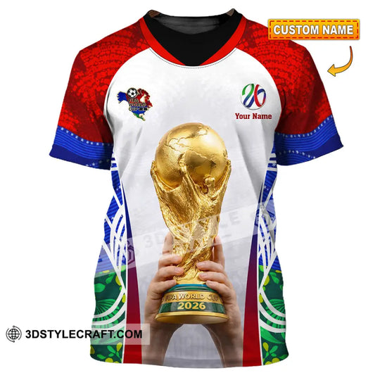 Unisex Shirt - Custom World Cup 2026 3D Shirt style option 1
