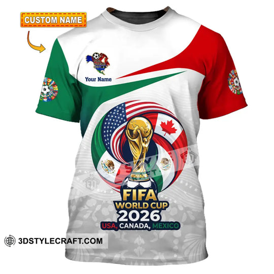 Unisex Shirt - Custom World Cup 2026 3D Shirt style option 1