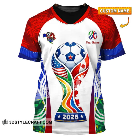 Unisex Shirt - Custom World Cup 2026 3D Shirt style option 1