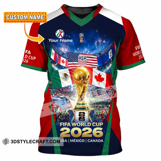 Unisex Shirt - Custom World Cup 2026 3D Shirt T-shirt