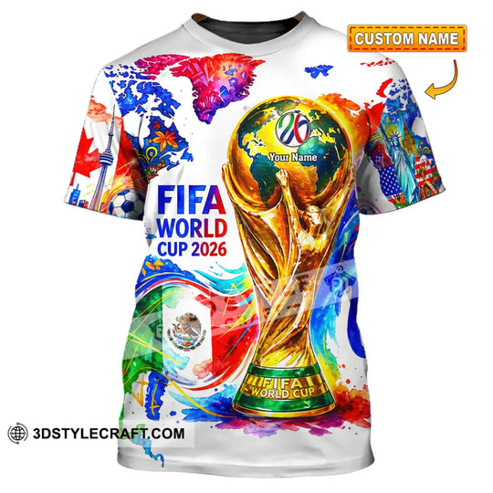 Unisex Shirt - Custom World Cup 2026 3D Shirt style option 1