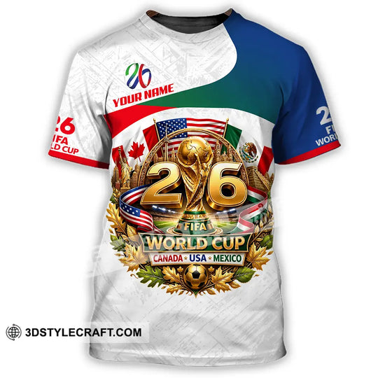 Unisex Shirt - Custom World Cup 2026 3D Shirt style option 1
