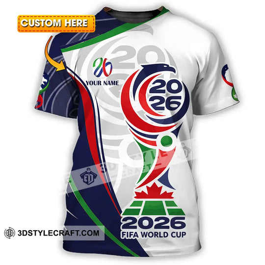 Unisex Shirt - Custom World Cup 2026 3D Shirt style option 1