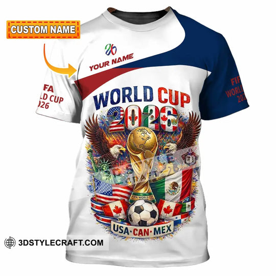 Unisex Shirt - Custom World Cup 2026 3D Shirt style option 1