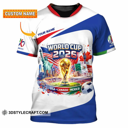 Unisex Shirt - Custom World Cup 2026 3D Shirt style option 1