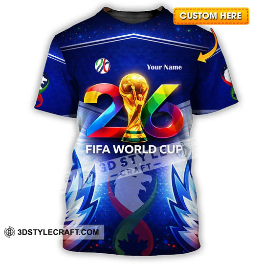 Unisex Shirt - Custom World Cup 2026 3D Shirt style option 1