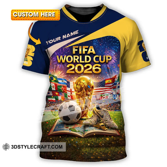 Unisex Shirt - Custom World Cup 2026 3D Shirt style option 1