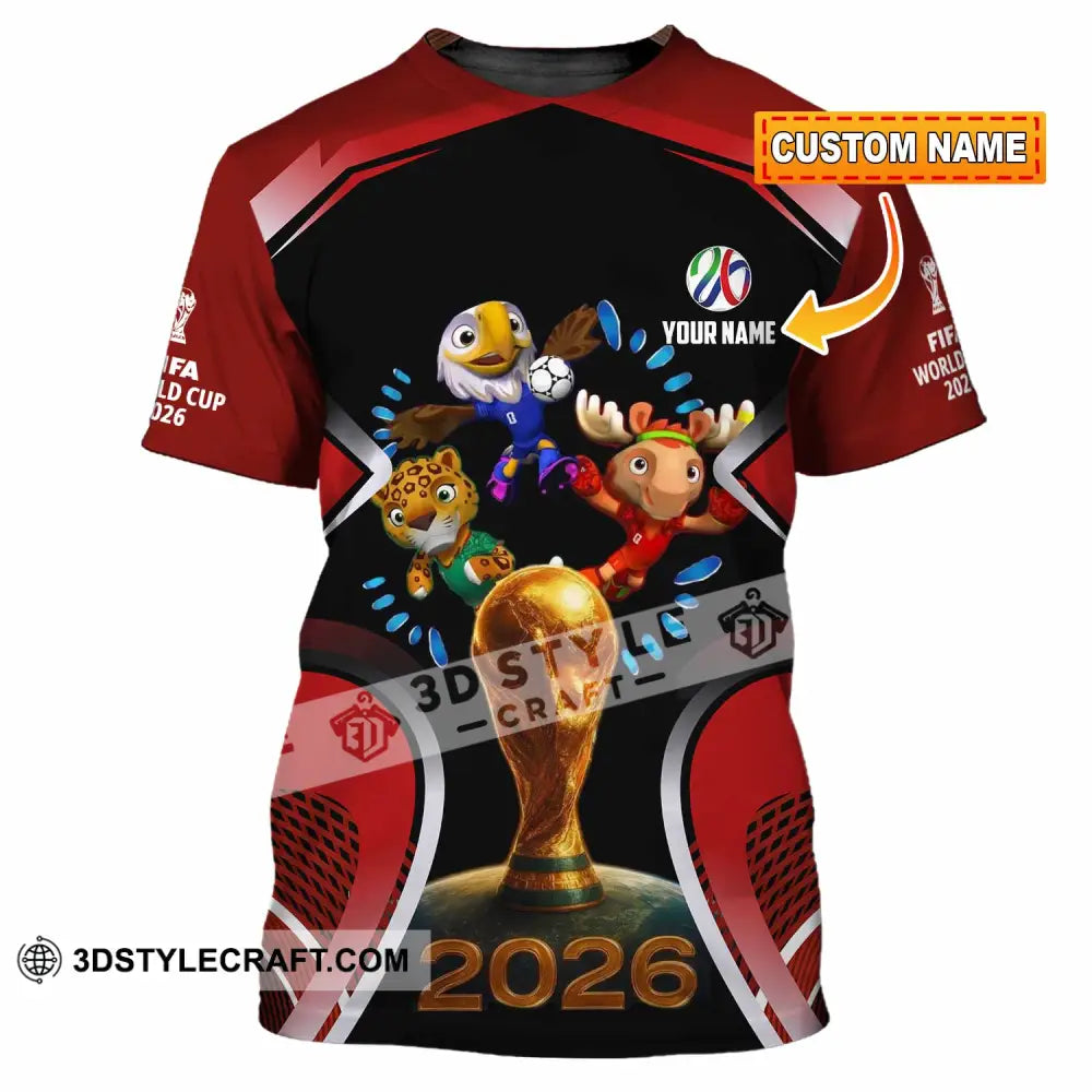 Unisex Shirt - Custom World Cup 2026 3D Shirt - T-shirt