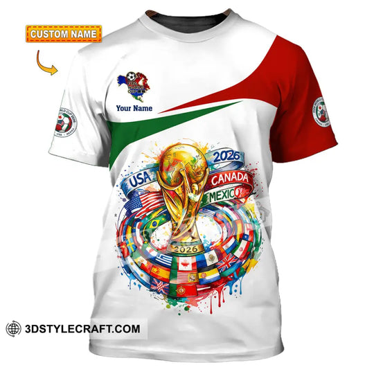 Unisex Shirt - Custom World Cup 2026 3D Shirt style option 1