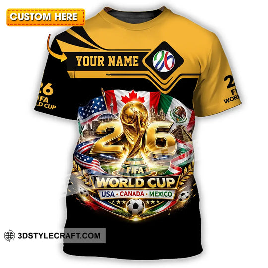 Unisex Shirt - Custom World Cup 2026 3D Shirt style option 1