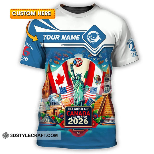 Unisex Shirt - Custom World Cup 2026 3D Shirt style option 1