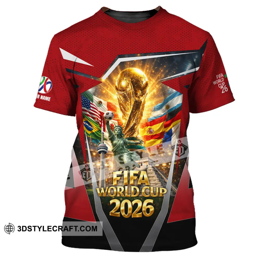 Unisex Shirt - Custom World Cup 2026 3D Shirt T-Shirt / S T-shirt