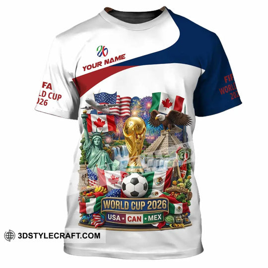 Unisex Shirt - Custom World Cup 2026 3D Shirt style option 4