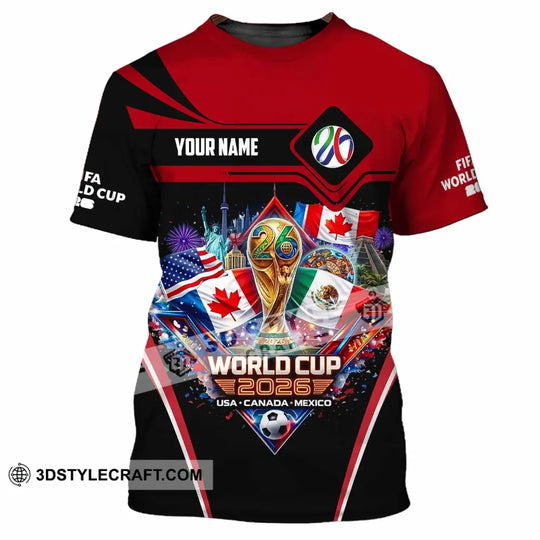 Unisex Shirt - Custom World Cup 2026 3D Shirt style option 2