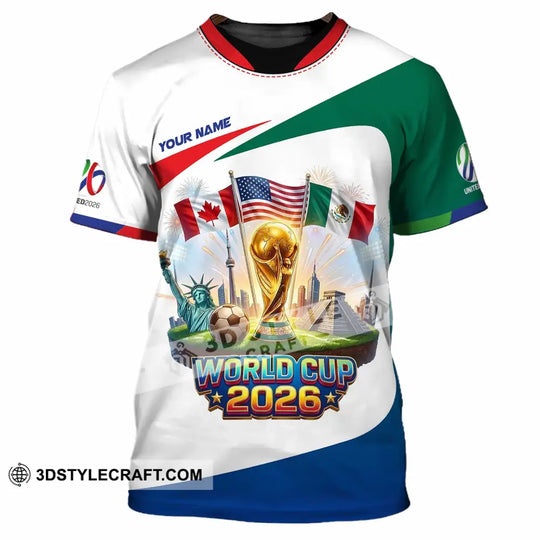 Unisex Shirt - Custom World Cup 2026 3D Shirt style option 2
