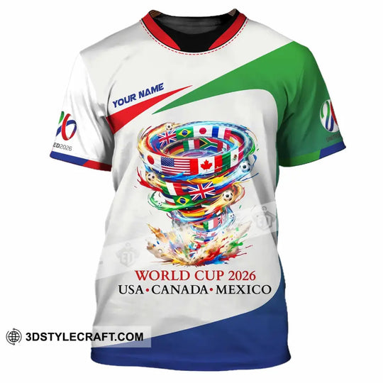 Unisex Shirt - Custom World Cup 2026 3D Shirt style option 2