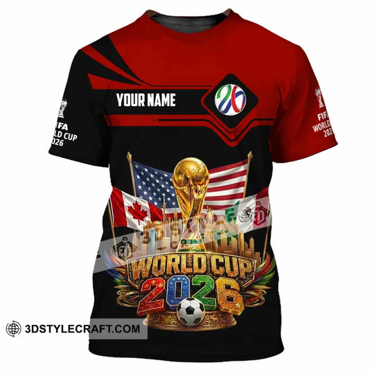 Unisex Shirt - Custom World Cup 2026 3D Shirt style option 4