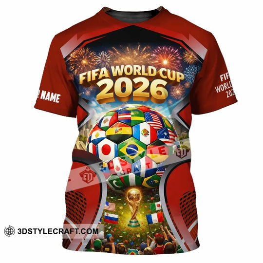 Unisex Shirt - Custom World Cup 2026 3D Shirt style option 2