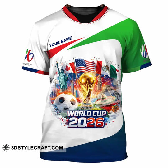 Unisex Shirt - Custom World Cup 2026 3D Shirt style option 2