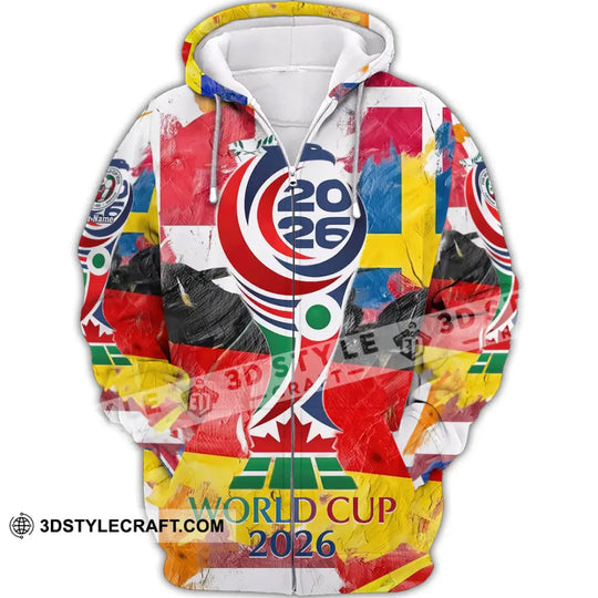 Unisex Shirt - Custom World Cup 2026 3D Shirt style option 2