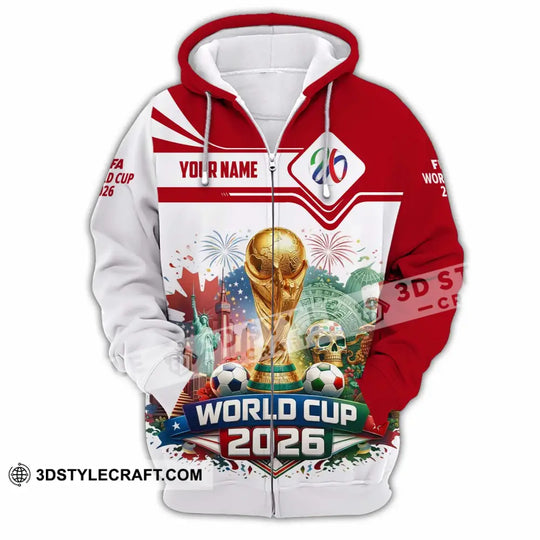 Unisex Shirt - Custom World Cup 2026 3D Shirt style option 3