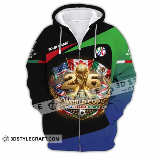 Unisex Shirt - Custom World Cup 2026 3D Shirt style option 2