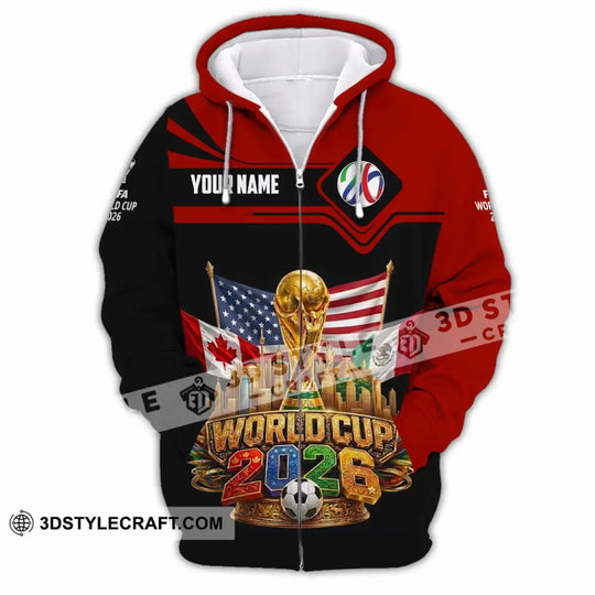 Unisex Shirt - Custom World Cup 2026 3D Shirt style option 3
